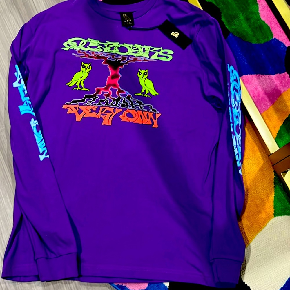Purple sweater longsleeve for sale for men 100% authentic
